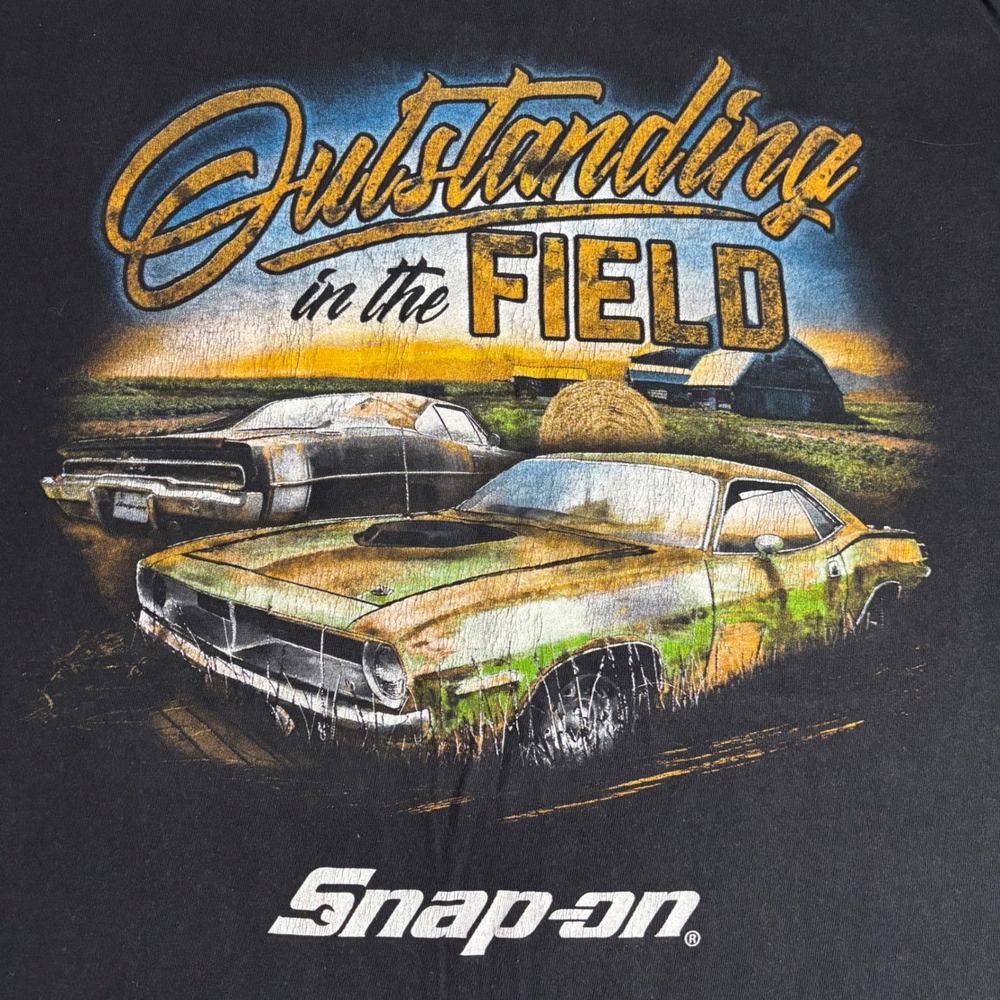 Snap-on Tools Outstanding in the Field Muscle Car Graphic T-Shirt